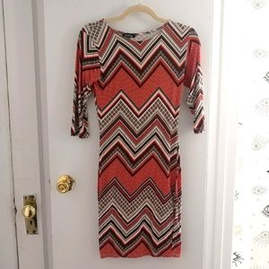 BooHoo Brand 3/4 Sleeve Bodycon Dress